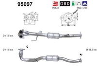 Katalysator FÜR Toyota Avensis ( T22 ), Toyota Avensis Kombi ( T22 ) - AS 95097