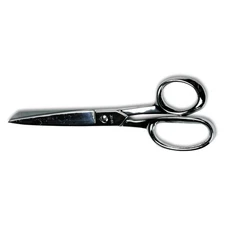 Clauss Hot Forged Carbon Steel Shears/Scissors, 8" Long, Nickel Straight Handle