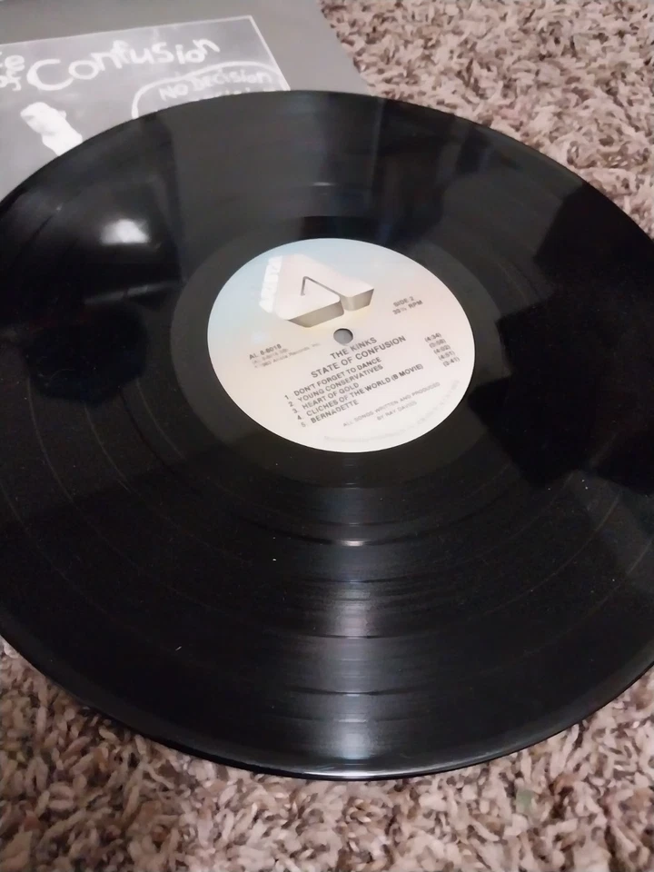 State of Confusion--The Kinks--Record LP Vinyl--1983--Arista--AL-8-8018 Foto 2 de 4