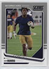 2018 Score Rookies Scorecard Josh Adams #364 0f6