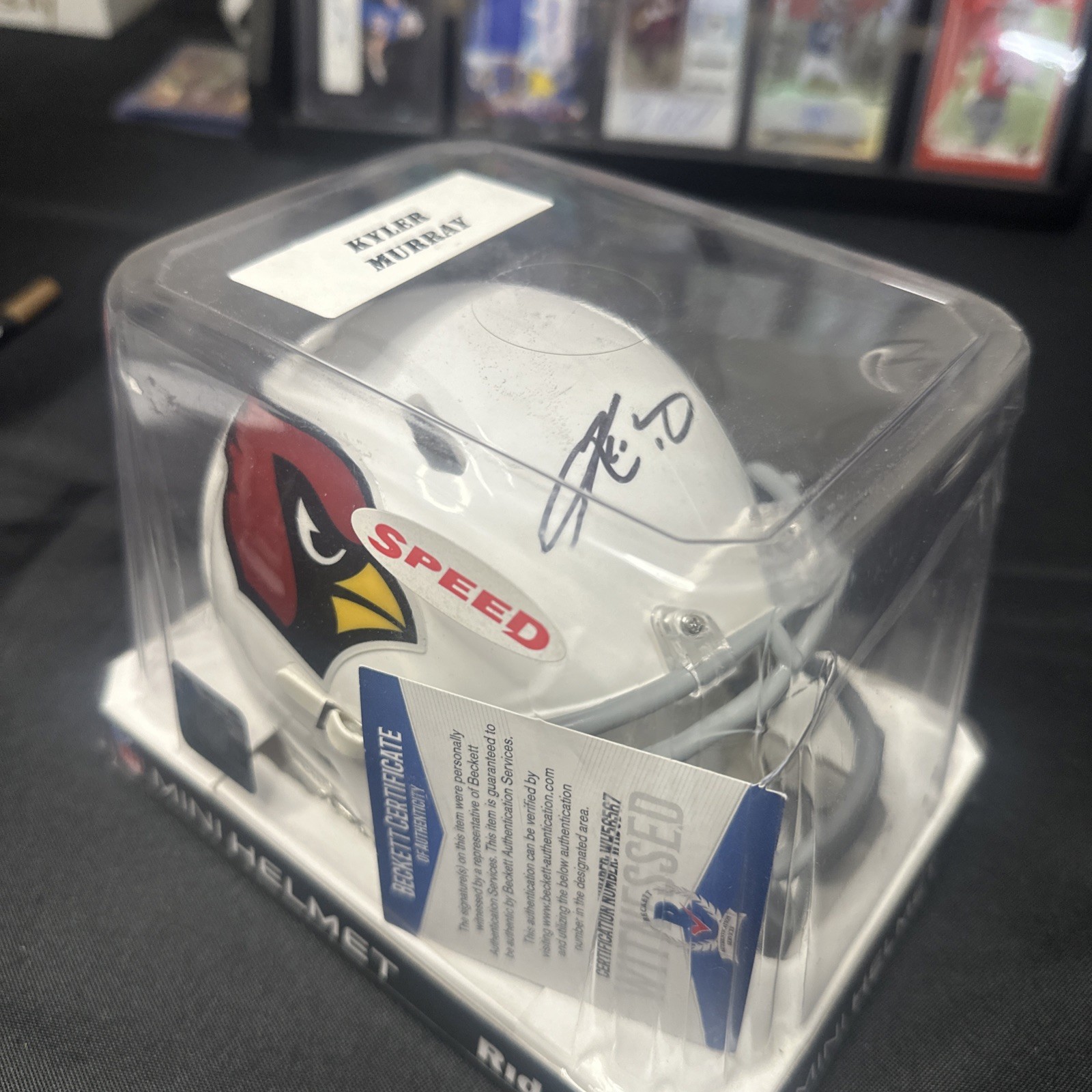 Kyler Murray Autographed Signed Arizona Cardinals Mini Helmet *FANATICS* 