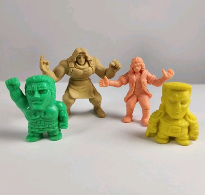 #ad Lot of 4 Fist of the North Star Rubber Eraser Japanese Keshi Mini Figures $26.99