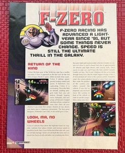 F Zero Poster | eBay