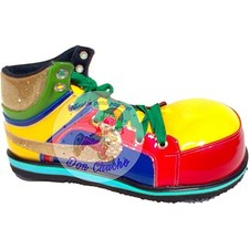Mexican Professional Red Yellow Clown Shoes Zapato Para Payaso Made In Mexico