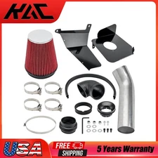 3.5" Cold Air Intake Kit Red Filter w/ Heat Shield For 2007 Chevrolet Tahoe 