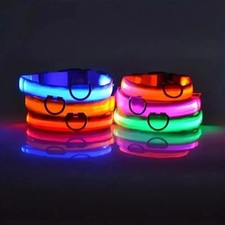 Safety Pet Dog LED Collar Night Flashing Light