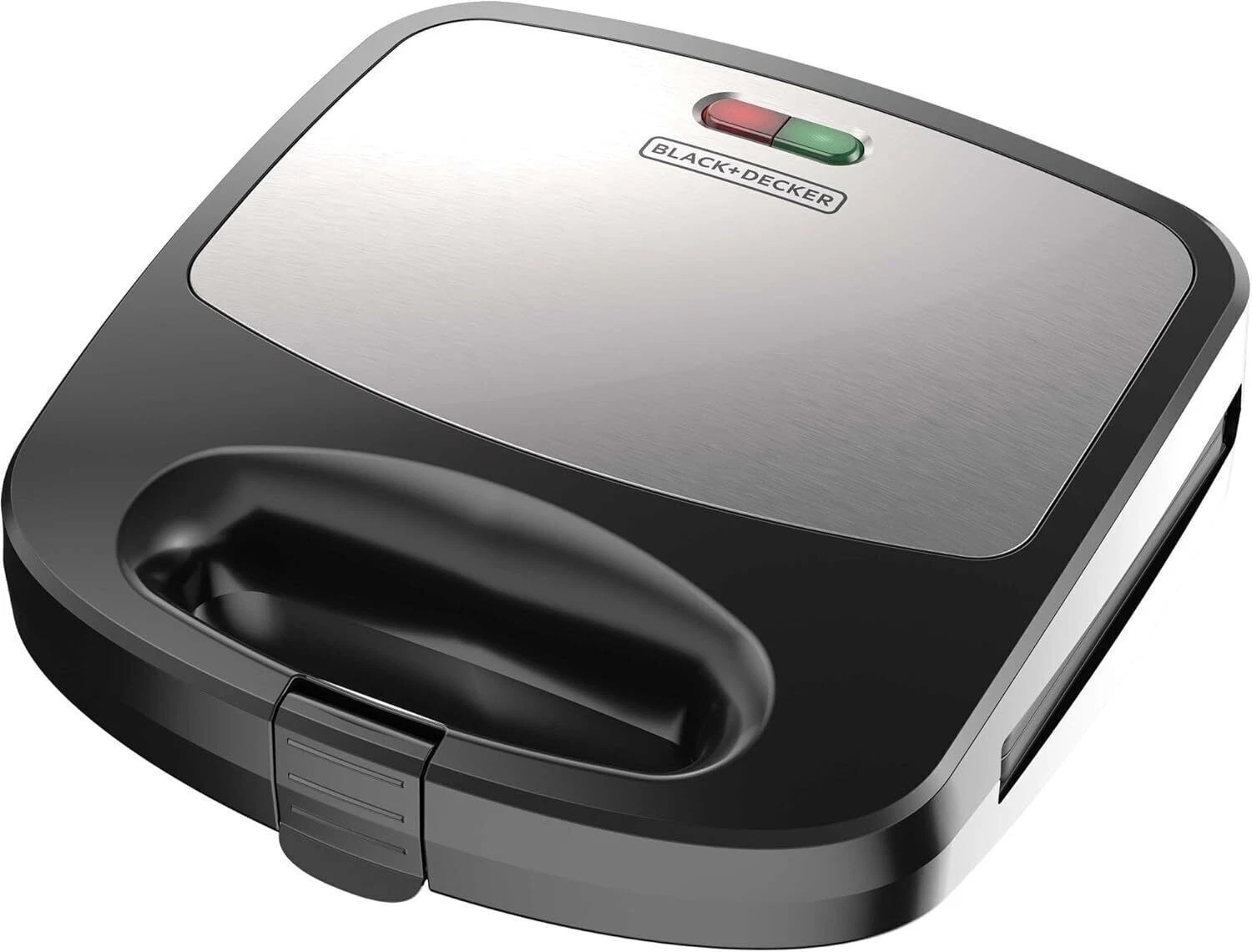 3-in-1 Waffle Iron Grill and Sandwich Press Non-Stick Removable Plates Compact