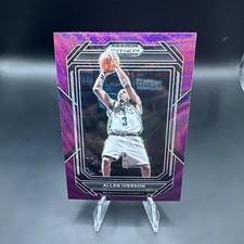 2023 Panini Prizm Draft Picks Allen Iverson #77 Purple Wave Prizm