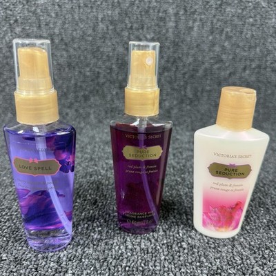 Victoria s Secret Pure Seduction & Love Spellc Fragrance And Lotion Mist 2oz