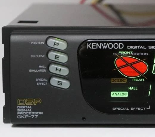 Procesador de señal digital KENWOOD GKP-77 DSP/EQ raro 1993 opción genuina sin usar Foto 2 de 4