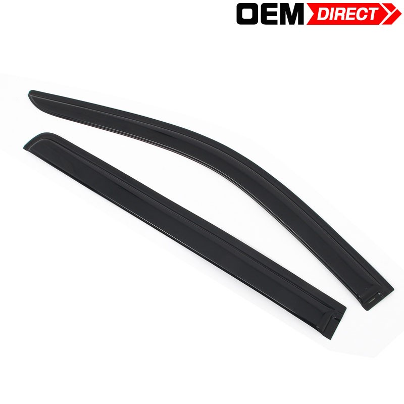 For 19-25 Chevy Silverado GMC Sierra 1500 Crew Cab Window Visors Rain Vent Shade