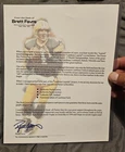 Brett Favre Signed Autographed Green Bay Packers Lambeau Original Letter NFL