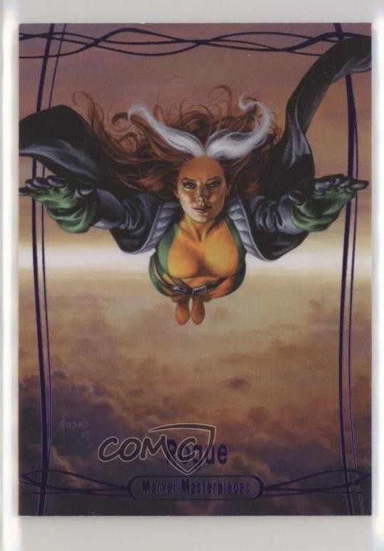 2016 Upper Deck Marvel Masterpieces Epic Purple 55/199 Rogue #43 0s3