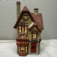 Dickens Keepsake Teddy Bear Toy Shop O'Well Novelty Christmas Village Decor