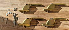 x4 Brass UPVC Window Handles with Locks