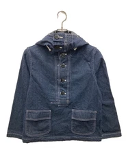 BUZZ RICKSON'S US NAVY DENIM GAS PROTECTIVE PARKA Size: XS Blue Men BR11703