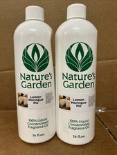 NATURES GARDEN Lemon Meringue Pie 100% Liquid Concentrated Fragrance Oil 2 Pack