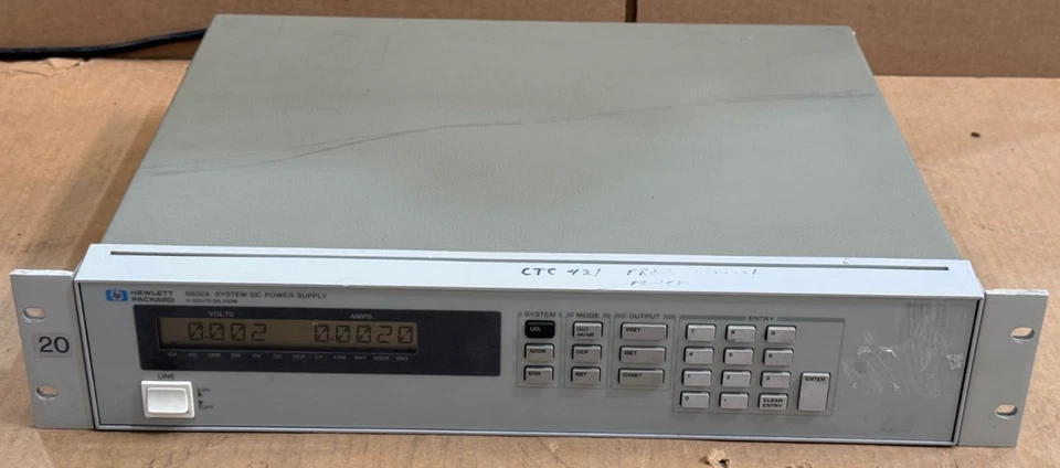 HP 6632A 0–20 V / 0–5 A 100 W DC Power Supply – Bench-Tested - Image 2 of 3