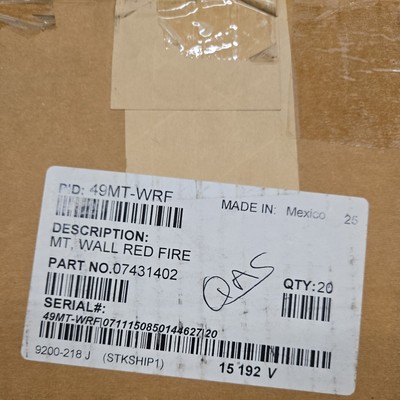 49MT-WRF SIMPLEX MT WALL RED FIRE ADDRESSABLE NOTIFICATION HORN