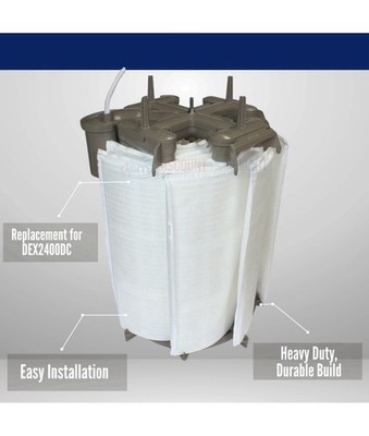 DEX2400DC Filter Element Cluster Compatible With Hayward 24 Sq Ft. Pool Filter