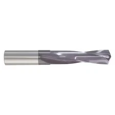 Screw Machine Drill Bit, 7/64 In Size, 135  Degrees Point Angle, Solid Carbide,