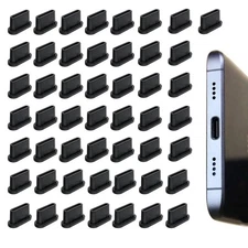 50 Pcs USB C Dust Plug USB Type C Anti Dust Plugs Cover Type C Charging Port ...
