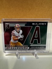 2024 Panini Donruss Elite - Spellbound Christian McCaffrey #15 Green