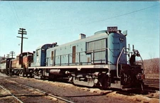 Mechanicville, NY Boston & Maine 1506 Train RS-3 Body Model Postcard O485