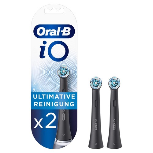 Oral-B iO Ultimative Reinigung Aufsteckbürsten schwarz (2 Stück) 31983 #1907243