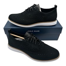 Cole Haan Original Grand Stitchlite Oxfords Womens 9 B Black Wingtip Shoe W14807