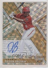 2019 Panini Elite Extra Edition Aspirations Gold 1/1 Dasan Brown #83 Auto n1u
