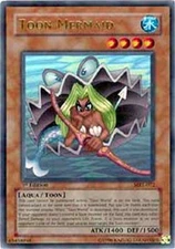 Yugioh! HP Toon Mermaid - MRL-072 - Ultra Rare - Unlimited Edition Heavily Playe