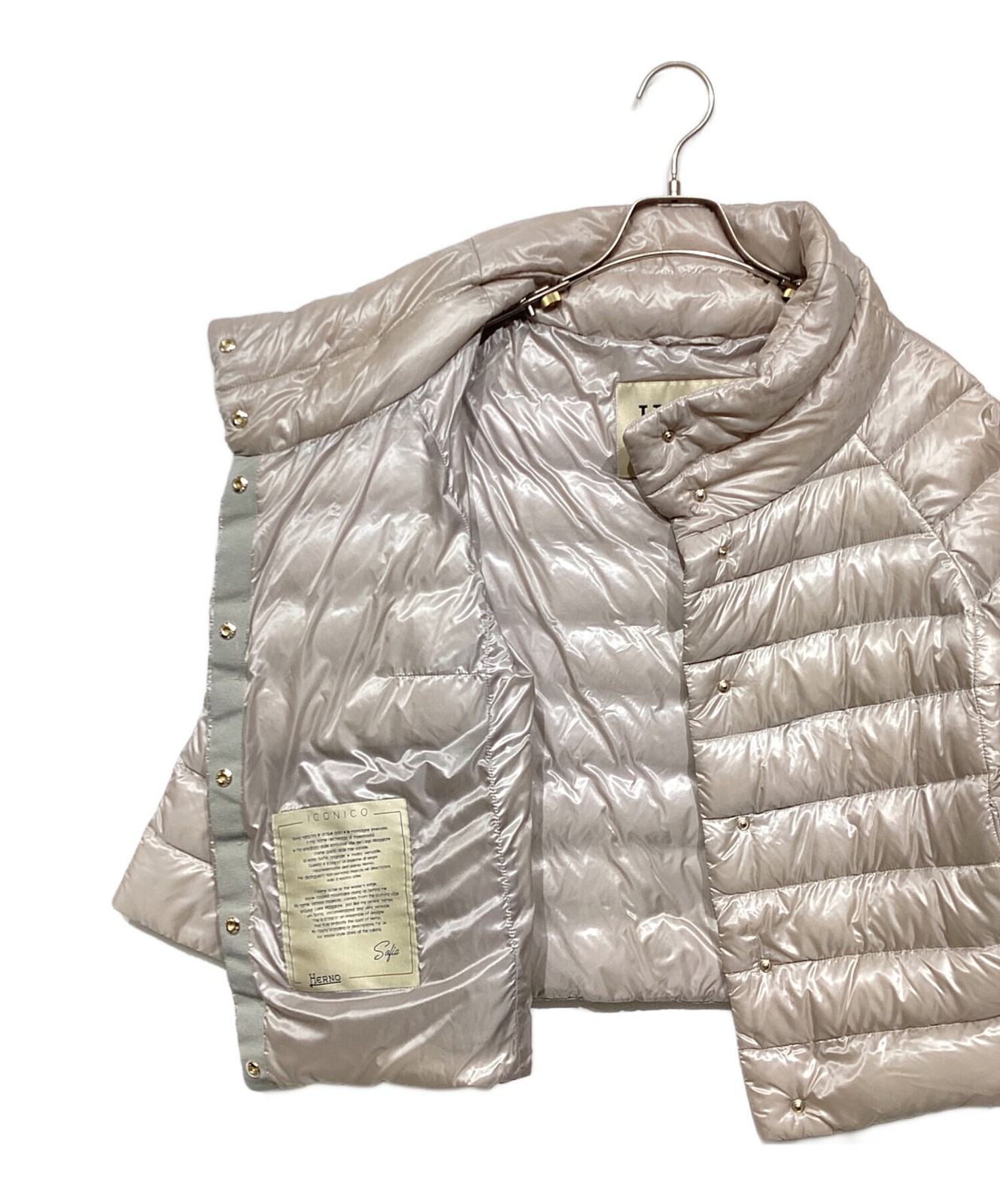HERNO SOFIA Down Jacket/ Beige/ Size 42 - image 3