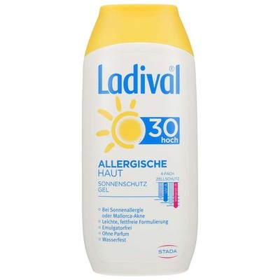 LADIVAL allergische Haut Gel LSF 30, 200 ml PZN 03373492 MHD 08.2026