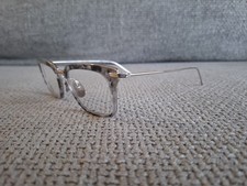 Thom Browne Square Eyeglasses TBX916-51-03 Gray Tortoise Silver 51-21