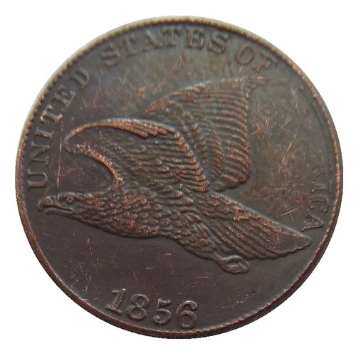 1856 Flying Eagle Cent Very Good VG Commemorative Coin As Shown in the Figure