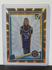 2025 Panini Donruss WNBA - Rated Rookie Sarah Ashlee Barker #100 Orange Lava...