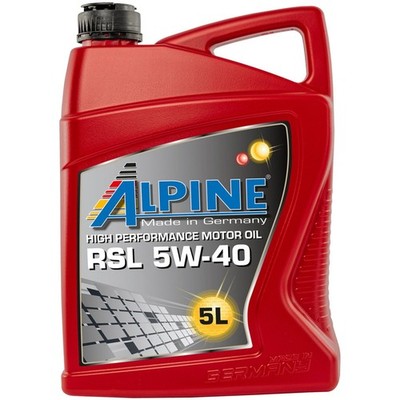 ALPINE Motoröl 5W-40 RSL 4x5L Motoröl für Benzin und Diesel Made in Germany
