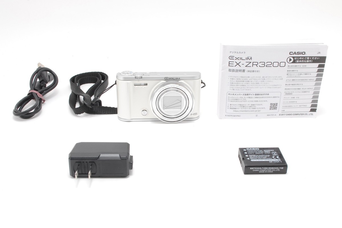 CASIO - カシオ CASIO EX-ZR3200WE CASIO EX-ZR3200WE Compact Digital Camera EXILM Superb | eBay