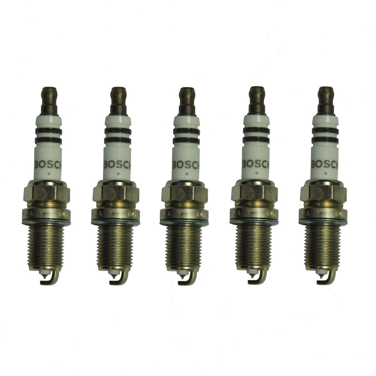 5 pc Bosch Platinum Spark Plugs for 1998-2000 Volvo S70 2.3L 2.4L L5 im