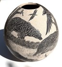 Mata Ortiz Pottery, Abraham Rodriguez, Etched clay, hand made, MAGNIFICENT — photo 3