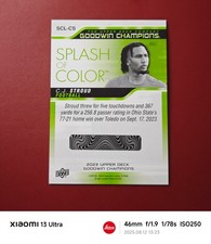 2023 Upper Deck Goodwin Champions C.J. Stroud Splash of Color 3-D Lenticular RC