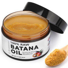 Raw Batana Oil for Hair Growth, Dr. Sebi Unrefined Batana Oil Hair Oil from Hond
