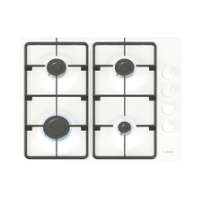 Image of Bosch Series 2 60cm 4 Burner Gas Hob - White PBP6B2K60