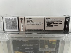 Shadow Man (PS1, Playstation 1) WATA 9.8 A++ New Sealed Graded PSA CGC VGA 1st!