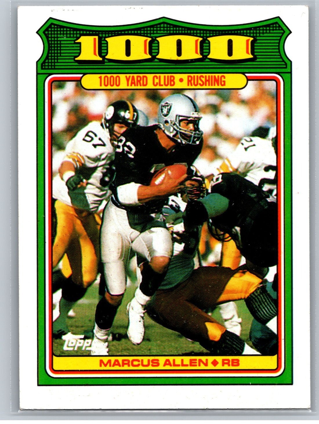 1988 Topps #27 Marcus Allen 1000 Yard Club