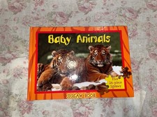Baby Animals Jigsaw Book - Hardcover - Five 24-Pieces Jigsaws