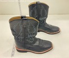 Unknown Brand Boys Shoes Cowboy Boots Black Pull-On — photo 2