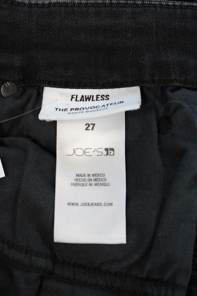 Joes Womens High Rise Flawless The Provocateur Petite Bootcut Jeans Black Sz 27 - Image 4 of 4