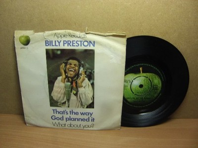 Billy Preston   That s The Way God Planned It 1969 7  Apple APPLE 12 PS